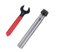 FTVOGUE Asta di Prolunga del Portautensili CNC, Materiale 40CR, Design Integrato, Alta Precisione per Pinza ER11, Adatta per Lavorazione e Utensili di Precisione (C16-ER11A-100L)