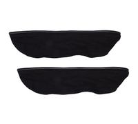 FTVOGUE Bavaglino per Casco da Saldatura, Struttura in Pelle Divisa con Guarnizione a Pressione per Protezione del Collo da Archi Elettrici e Scintille, Cotone e Pelle Ignifughi,