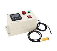 FTVOGUE BERM Contatore Digitale di Lunghezza Misuratore di Lunghezza Meccanico con Allarme Automatico a 6 Cifre AC100-240V per l'industria Tessile e dell'abbigliamento