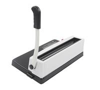 FTVOGUE Binder Filo del Foro Rotondo Macchina Ergonomica Coil Binder a Spirale per la Dimensione della Lettera A4 A5, capacità di 12 Fogli, 3: 1 Click Click Binding per Progetti di Artigianato