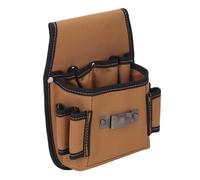 FTVOGUE Borsa per Attrezzi Elettricista, Organizer in Tessuto Oxford 1200D con Rinforzo Rivettato con Cinghie Regolabili per Falegnami Elettricisti Meccanici T1006