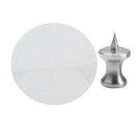 FTVOGUE Bussola con Puntatore Centrale Rotondo da 300 Mm, Strumento da Disegno in Acrilico Trasparente con Perno di Centraggio per Lavori Al Tornio per Legno, Tornitori, Artigianato