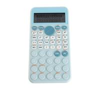 FTVOGUE Calcolatrice Scientifica 240 FUNZIONI Calcolatrice di Ingegneria Calcolatrice Matematica con Display LCD a 2 Linee di Grandi Dimensioni per L'ufficio Scolastico degli Studenti (azzurro)