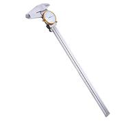 FTVOGUE Calibro a Quadrante, Materiale in Acciaio, Bilancia a Quadrante Trasparente, Strumento di Misurazione 0-300 Mm per la Lavorazione del Legno e il Settore Automobilistico