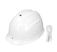 FTVOGUE Casco di Sicurezza della Ventola di Raffreddamento Cappello Duro con Casco Costruzione Addominali a Doppia Ventola con Fari Turbofan a 5 velocità per Lavoro All'aperto