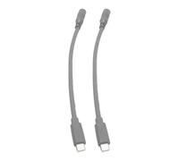 FTVOGUE Cavo Adattatore 100 W per Antenna Mini Piatto 2 Pcs DC a USB C Cavo di Estensione 5A 0,66 Piedi con Convertitore a Prova di Acqua