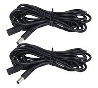 FTVOGUE Cavo di Prolunga per Luce Solare a LED da 2 Pezzi, Cavo di Collegamento CC Universale Isolato in PVC 12V 24V per Illuminazione Esterna