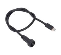 FTVOGUE Cavo USB C Maschio a Maschio 0,5 M IP67 IP68 Connettore in Ottone Placcato Oro per Dispositivi IoT Esterni Illuminazione Meccanica