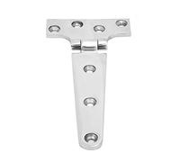 FTVOGUE Cerniera tipo T, Ferramenta e serrature per porte Cardini inox rinforzate a forma di foglia, accessori per la casa giardino, porte giardino, 151 x 75 x 4,5 mm (2 pezzi)