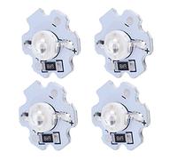 FTVOGUE Chip LED AXD-1W-5V da 25 Pezzi, Materiale in Alluminio, luminosità 200LM per Torce Elettriche, Illuminazione Fai-da-te e Faretti (#3)