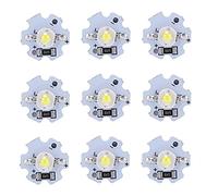 FTVOGUE Chip LED AXD-1W-5V da 25 Pezzi, Materiale in Alluminio, luminosità 200LM per Torce Elettriche, Illuminazione Fai-da-te e Faretti (#6)