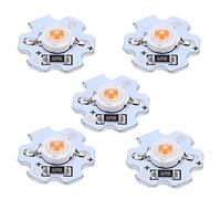 FTVOGUE Chip LED AXD-1W-5V da 25 Pezzi, Materiale in Alluminio, luminosità 200LM per Torce Elettriche, Illuminazione Fai-da-te e Faretti (#4)