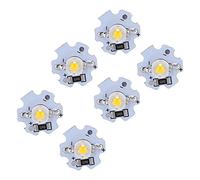 FTVOGUE Chip LED AXD-1W-5V da 25 Pezzi, Materiale in Alluminio, luminosità 200LM per Torce Elettriche, Illuminazione Fai-da-te e Faretti (#5)
