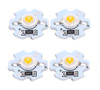 FTVOGUE Chip LED AXD-1W-5V da 25 Pezzi, Materiale in Alluminio, luminosità 200LM per Torce Elettriche, Illuminazione Fai-da-te e Faretti (#2)