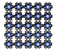 FTVOGUE Chip LED AXD Viola Chip di Luce 395-400nm 3W Base in Alluminio per Illuminazione di Perline di Lampadine Fai-da-te