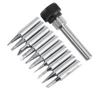 FTVOGUE Confezione da 10 Punte di Saldatura in Rame per Stazione di Rilavorazione 936 937 938 Offre Forme Versatili e Prestazioni Durevoli Ideale per Tutte le Esigenze di Saldatura (Punta del