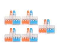 FTVOGUE Connettore del Cavo Elettrico 5 Pezzi di Rame, Connettore del Filo 2 in 6 in 6 per Alimenti a Origine, Facile Installazione per gli Elettrodomestici