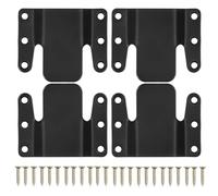 FTVOGUE Connettori per Divani Componibili da 4 Pezzi, Clip Ad Incastro per Divani in Metallo Resistente, Installazione Semplice con Viti per Componibili e Poltrone Reclinabili (4 pz)