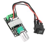 FTVOGUE Controller di Velocità del Motore DC 6V 12V 24V 3A 80W PWM Reversibile con Morsetti a Vite per Fare Piccoli Lavoretti del Fai da te