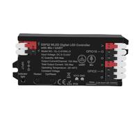 FTVOGUE Controller per Strisce LED, Oltre 100 Effetti di Luce Sincronizzazione Musicale Controllo APP WiFi Striscia LED Indirizzabile con Microfono Integrato per WS2811 WS2812 SK6812