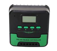 FTVOGUE Controller Solare, Regolatore MPPT Adattivo LCD 12V 24V, Raffreddamento a Doppia Ventola, Uscita USB 20A per Sistemi Solari Off-grid (20A)