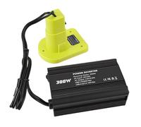 FTVOGUE Convertitore CC-CA da 300 W, Convertitore CC-CA con 2 Prese 1 Tipo C PD65W 1 Porta USB A QC3.0, per P102 P103 P104 P105 P107 P108 P109 PBP002 PBP003 PBP004 PBP005 PBP006 P189