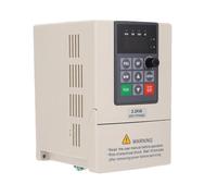 FTVOGUE Convertitore Monofase-trifase, Convertitore di Frequenza ABS PC di Frequenza Variabile 2,2KW 3A per Controllo velocità Motore Mandrino, Uso Diretto per Utenti di Officine