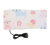 FTVOGUE Copertura Scaldabiberon USB, Mantiene la Temperatura del Latte Portatile da Viaggio, con Miscela di Cotone Spandex, Compatibile con Caricatore per Laptop Power Bank 5V 2A (Gatta)