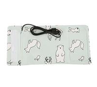 FTVOGUE Copertura Scaldabiberon USB, Mantiene la Temperatura del Latte Portatile da Viaggio, con Miscela di Cotone Spandex, Compatibile con Caricatore per Laptop Power Bank 5V 2A (Tipo 2)