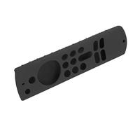 FTVOGUE Cover in Silicone per Telecomando per Fire TV Stick, Custodia Protettiva Leggera con Cordino, Materiale Antiscivolo Delicato Sulla Pelle, Nera (#1)