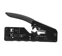 FTVOGUE Crimpatrice Compatta RJ45 per Cavi CAT5E CAT6 CAT7, Taglio e Crimpatura Efficienti per Reti e Telecomunicazioni