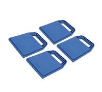 FTVOGUE Cuscinetto Stabilizzatore per da 4 Pezzi, Impedisce L'affondamento del Jack con Struttura Ad Alveare Rinforzata Maniglia Facile da Impugnare e Design Ad Incastro per Il