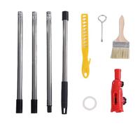 FTVOGUE di Estensione del Rullo di Vernice a 180 Gradi Ruota a Palo di Estensione Regolabile con Estensione del Pennello a più Angoli per Vari Pennelli