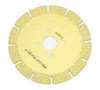 FTVOGUE Disco da Taglio Diamantato con Lama Diamantata 125 X 22,23 X 15 Mm Disco da Taglio Diamantato Brasato per Piastrelle in Marmo, Vetro, Ghisa, per Installatori