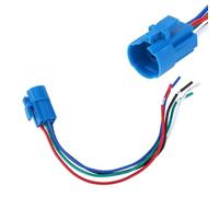 FTVOGUE Durevole Presa per Interruttore a Pulsante Ignifuga Connettore in Metallo a 5 Pin 16 Mm con Buone Prestazioni di, 10 Pezzi per Applicazioni Commerciali