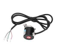 FTVOGUE Encoder Ad Albero Cavo AB Bifase Alluminio Plastica da 5 a 24 V CC da 3.000 a 6.000 Giri/min 400B per Automazione Industriale, Feedback di Movimento Rotativo, Rilevamento della Posizione