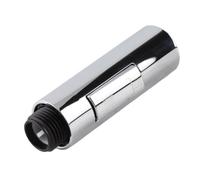 FTVOGUE Erogatore a Doccetta per Rubinetto da Estraibile, ABS Cromato G1/2 | Pulsante Spray a Doppia modalità, Getto Centrale o Getto Ampio, Compatibile con Tubo Flessibile del Rubinetto del Bagno,
