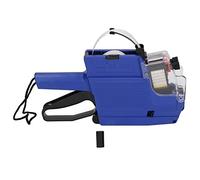 FTVOGUE Etichettatrice per Prezzi a 2 Linee con 10 Cifre per Pistola Prezzatrice con Inchiostro Strumento per Etichettatura per Ufficio per Negozi Al Dettaglio per la Marcatura di (BLUE)