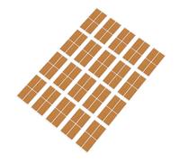 FTVOGUE Etichette Adesive in Legno di Sughero, 80 Pezzi Etichette Autoadesive in Legno Resistenti all'acqua e all'olio per Cucina, Ufficio, Scuola, Adesivi Scrivibili 30x60 Mm per Barattoli,