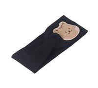 FTVOGUE Fasce per Capelli per Bambini, Fascia per la Testa in Morbido Cotone Super Elastico con Motivo Animale Cartone Animato con Design Ad Alta elasticità, per Neonati e Bambini Piccoli (BLACK)