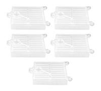 FTVOGUE Gabbia per Api Regine, in Plastica, Set di 5, Gabbie per Trasporto Api Regine, 8 X 7 X 1,5 Cm, per l'ispezione dell'alveare dell'apicoltura e la Movimentazione delle
