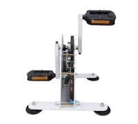 FTVOGUE Generatore di Corrente a Pedale 100 W con Batteria Portatile a Ricarica Rapida USB per Campeggio Esterno Uscita DC 1-35 V in Acciaio Al Carbonio