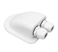 FTVOGUE Ghiandole per Ingresso a Doppio Cavo Solare, Ghiandola Solare Esterna, Ghiandola di Ingresso per Yacht per, Respiratori Riutilizzabili, Ampiamente Utilizzati con Cavo 2 ² a 6 ² per (White)