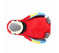 FTVOGUE Giocattolo Elettrico per Pappagallo Parlante, Impara a Parlare e Ripeti Qualsiasi Lingua Comodo Tessuto in Peluche, con Funzione di Scuotimento della Testa, per la Prima (rosso)