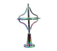 FTVOGUE Giocattolo Giroscopio in Lega, Struttura Meccanica Pura, Giocattolo di Decompressione antigravità per Adulti con Struttura in Metallo Colorato e Albero in Acciaio Inossidabile (COLORFUL)