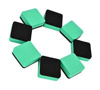FTVOGUE Gomme Magnetiche per Lavagna, Materiale EVA, Confezione 30, Perfette per Aule, Uffici e Uso Domestico (GREEN)
