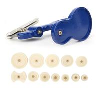 FTVOGUE Guarda la Custodia del Set di Guardia per Set più Vicino, Strumento di Stampa 13 Pezzi con 12 Sedi, Strumento di Riparazione di Orologi Professionale per Riparare, Premere lo Specchio in