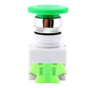 FTVOGUE Interruttore a Pulsante LAY37-11M, Interruttore di Ripristino Automatico Momentaneo da 22 Mm per Controllo di Circuiti Elettrici e Progetti Fai-da-te