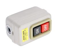 FTVOGUE Interruttore a Pulsante On/off, Interruttore per Utensili Elettrici per Carichi Pesanti in Plastica per Uso Industriale e Domestico, Pulsante Automatico 10A 3P con compatibilità 220 V e 380 V