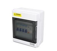 FTVOGUE Interruttore Automatico dell'unità Consumatore, Alloggiamento in ABS, Interruttore Automatico di Dispersione A 3 Vie, RCD 63 A 30 MA con 3 MCB per Case e Officine AU